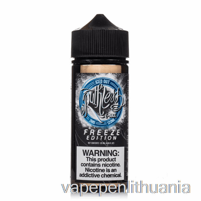 Iced Out - Freeze Edition - Negailestingi Garai - 120ml 6mg Vape Skystis